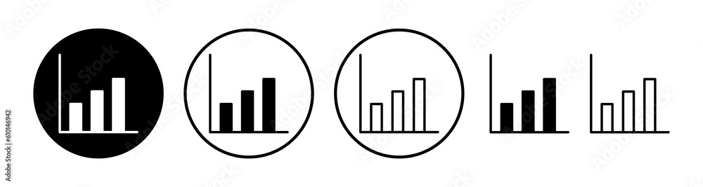 Growing graph Icon vector. Chart icon. Graph Icon Growing graph Icon vector. Chart icon. Graph Icon