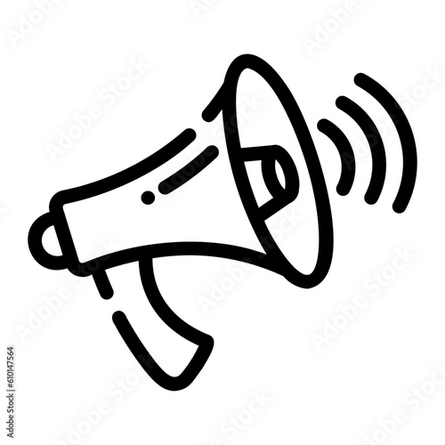 megaphone Line Icon