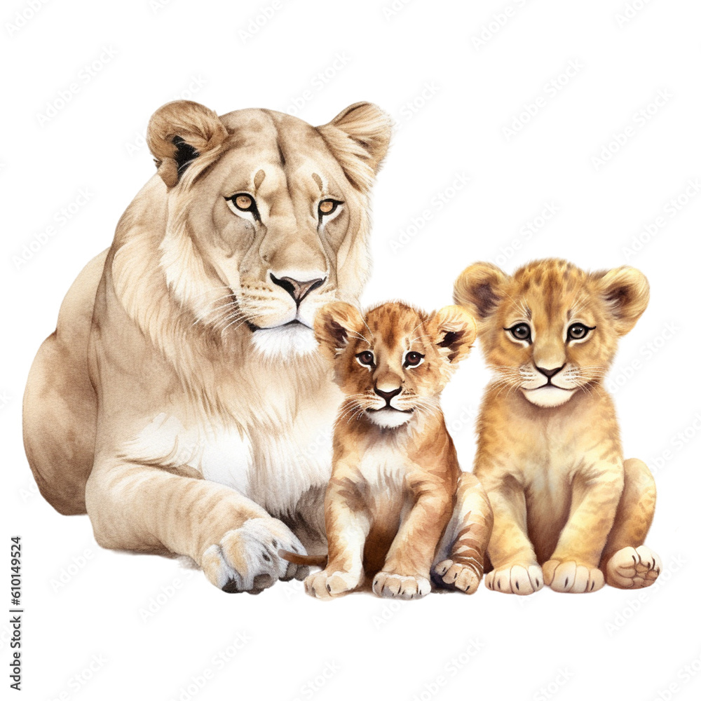 Adorable Lion Family Cliparts Adorable Lion Family Cliparts