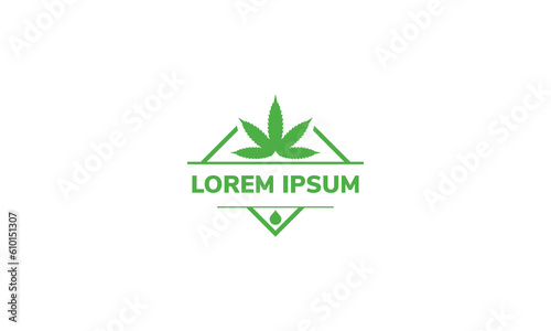 Cannabis dispensary logo design. Cannabis brand logo. Medical cannabis logo. Cannabis logo vector