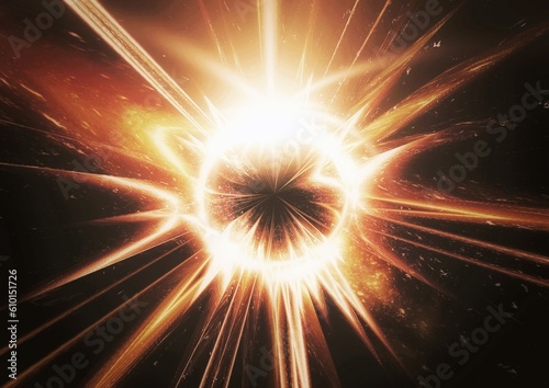 explosion of light