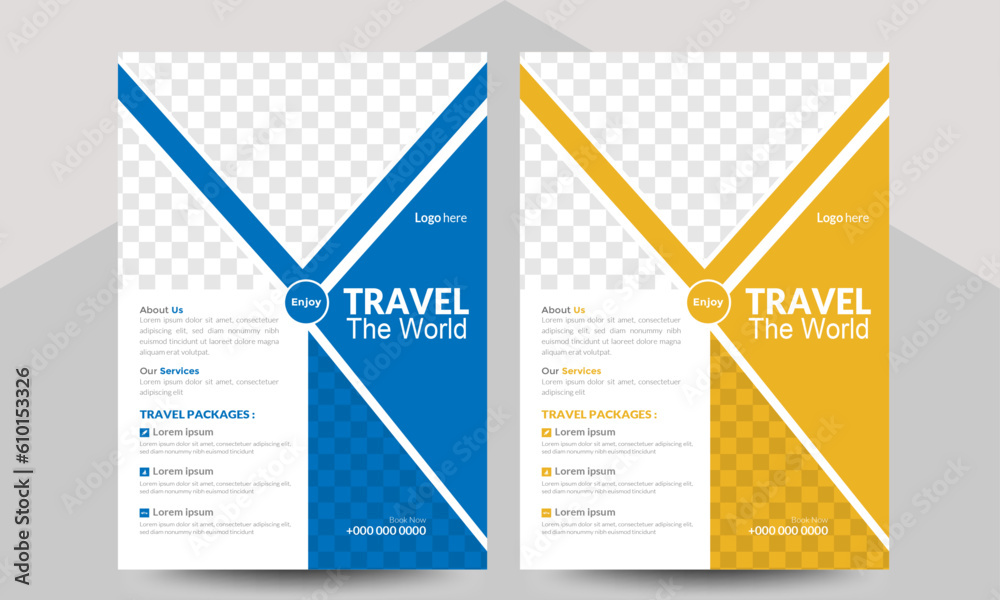 Professional & Modern Flyer Cover Design template for Development your business and target consumer Professional & Modern Flyer Cover Design template for Development your business and target consumer