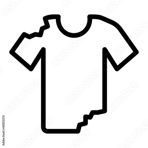 tshirt line icon
