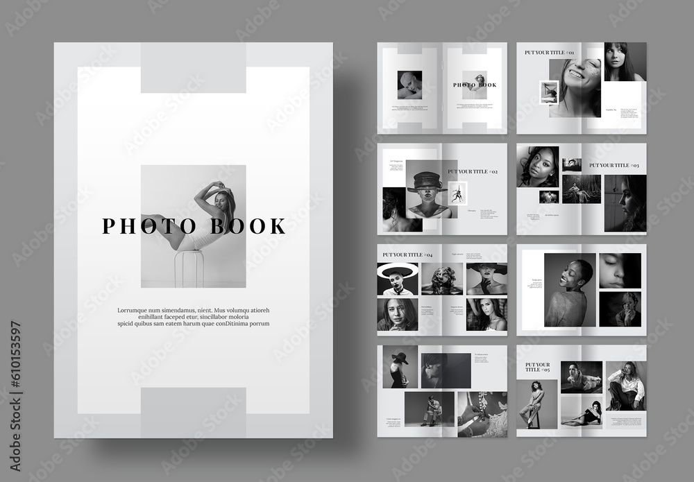 Photo Book Stock Template | Adobe Stock photo-book-stock-template-adobe-stock