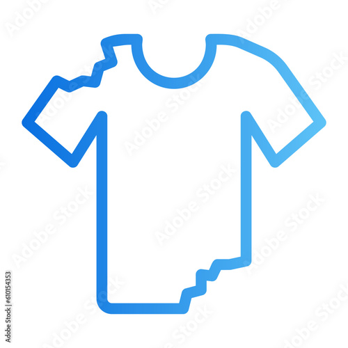 tshirt gradient icon