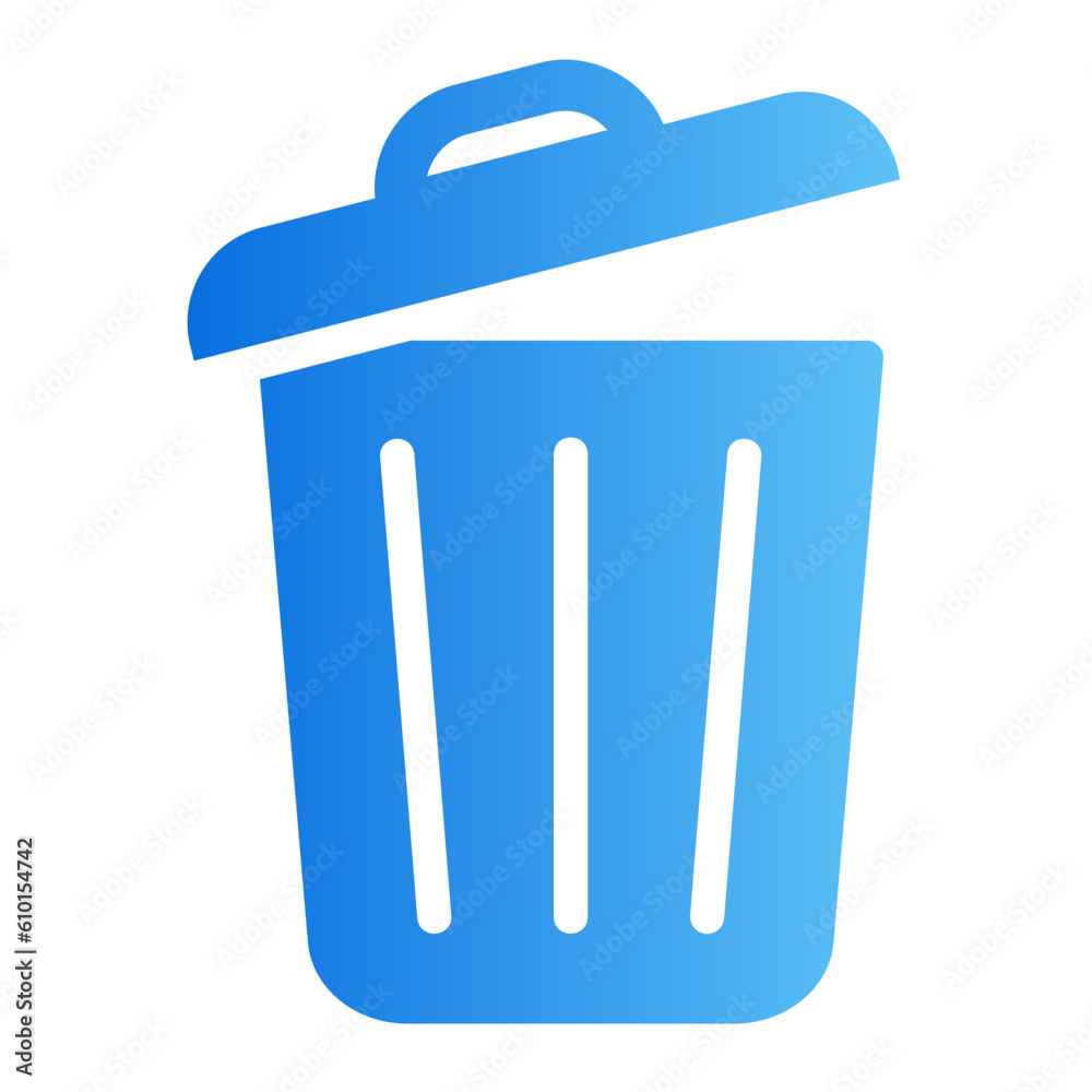 trash gradient icon trash gradient icon