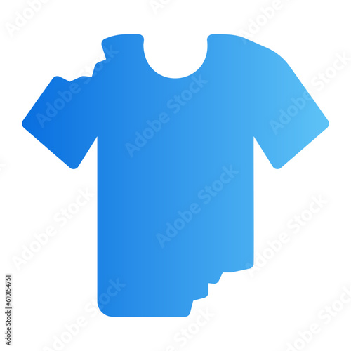 tshirt gradient icon