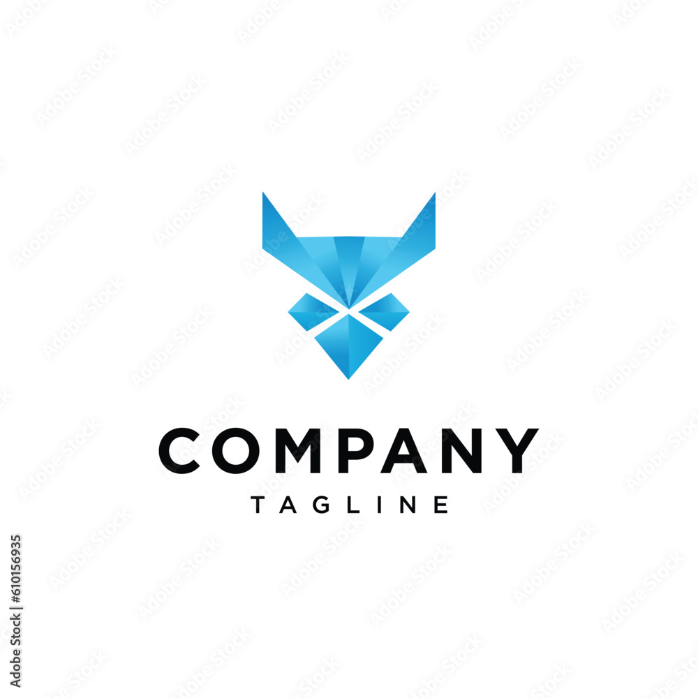 Owl Head Glass logo icon vector template.eps Owl Head Glass logo icon vector template.eps