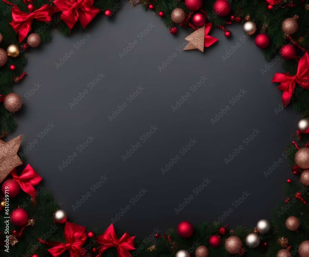 luxury Christmas Day background copy space, for web design greeting card, advertising work,generative ai illustration luxury Christmas Day background copy space, for web design greeting card, advertising work,generative ai illustration