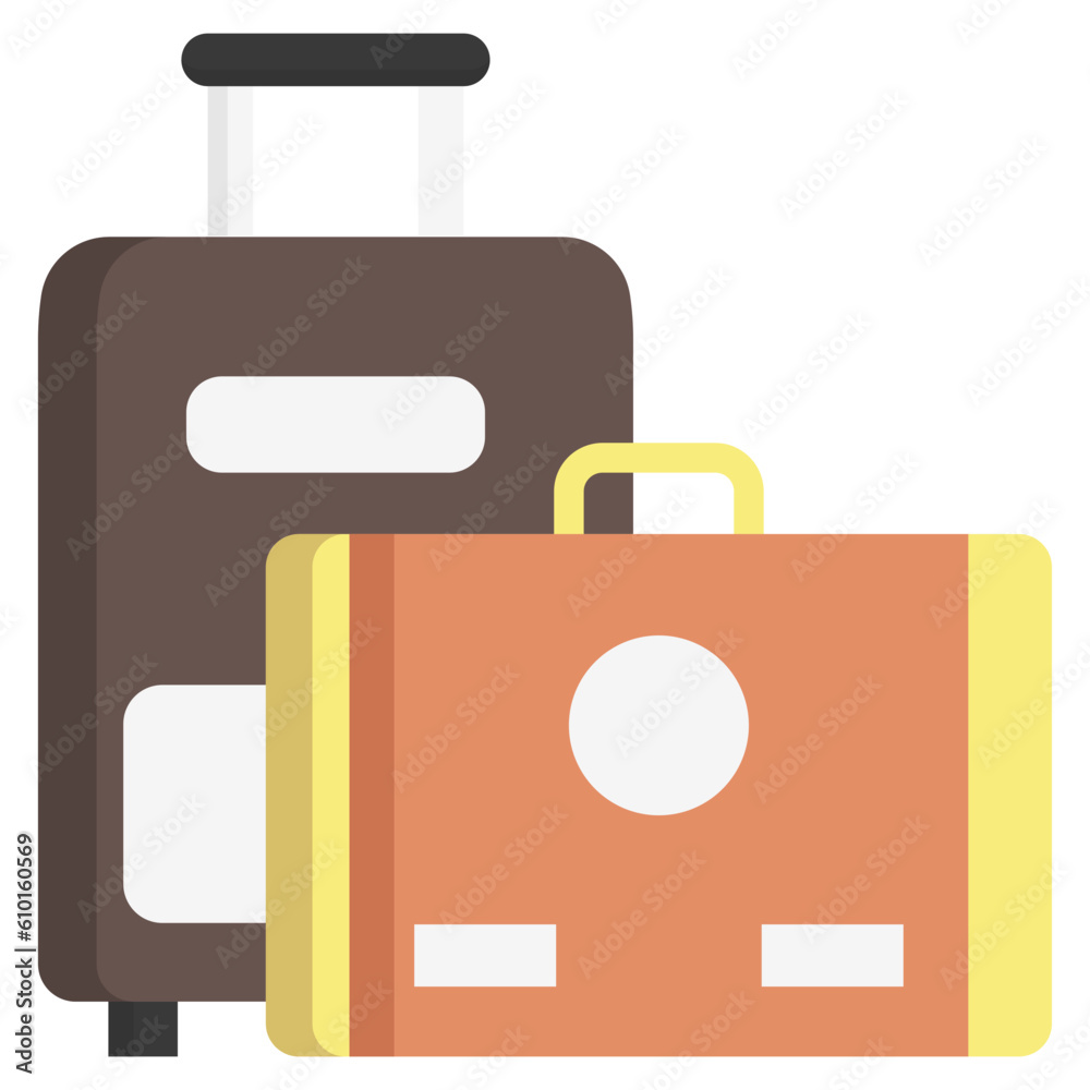 baggage icons, are often used in design, websites, or applications, banner, flyer to convey specific concepts related to vacations or tourism baggage icons, are often used in design, websites, or applications, banner, flyer to convey specific concepts related to vacations or tourism