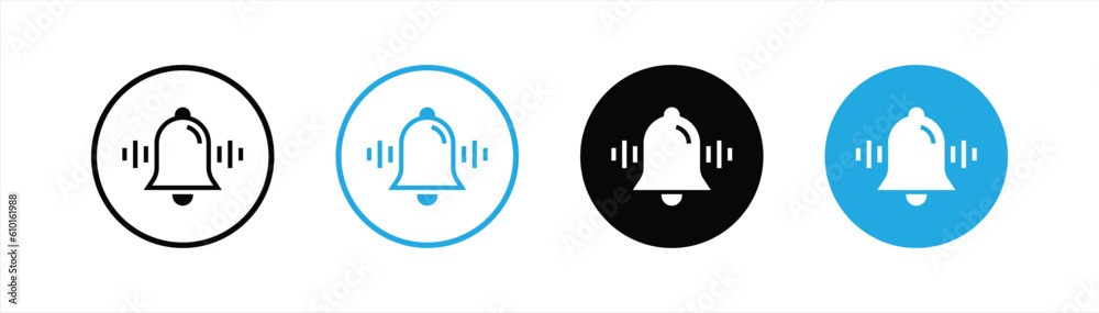 notification bell icon set. new message, alarm and ringing bell icon symbol sign collections, vector illustration notification bell icon set. new message, alarm and ringing bell icon symbol sign collections, vector illustration