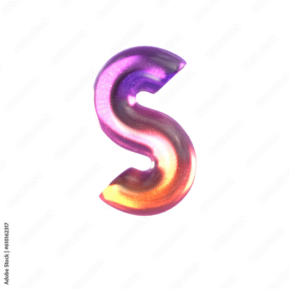 3d Rendering - Gradient Glass Abstract Geometric Object 3d Rendering - Gradient Glass Abstract Geometric Object