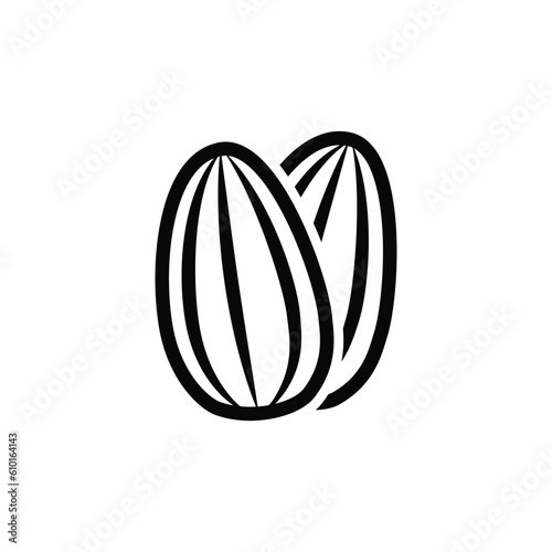 Sunflower seed icon vector design trendy