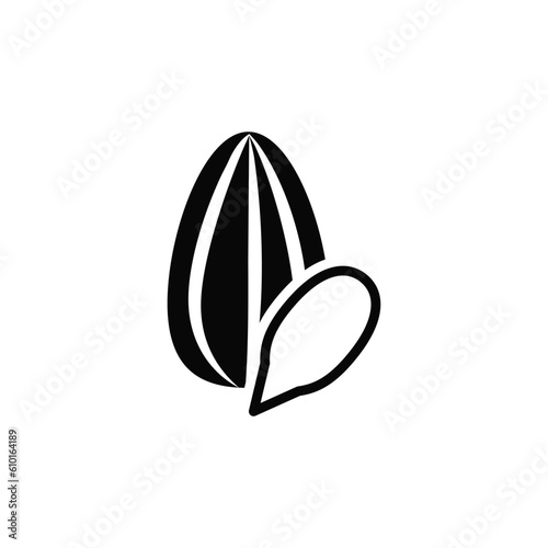 Sunflower seed icon vector design trendy