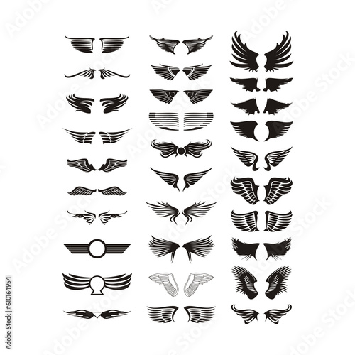 logo design, vector, logo, abstract, modern, wings
