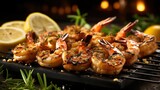 Grilled Shrimp Appetizer.