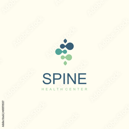 Chiropractic logo design unique idea concept
