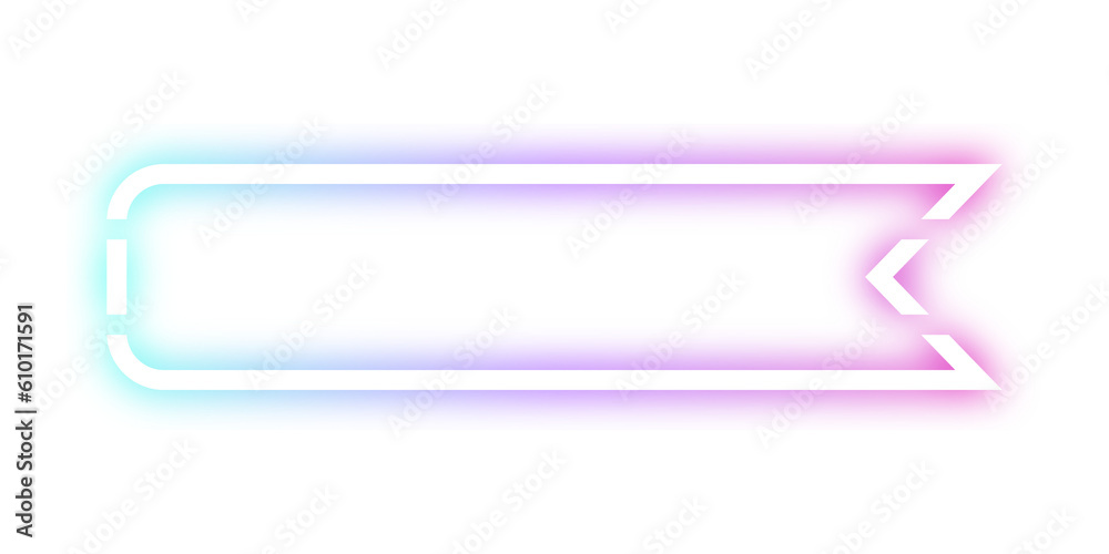neon banner frame neon banner frame
