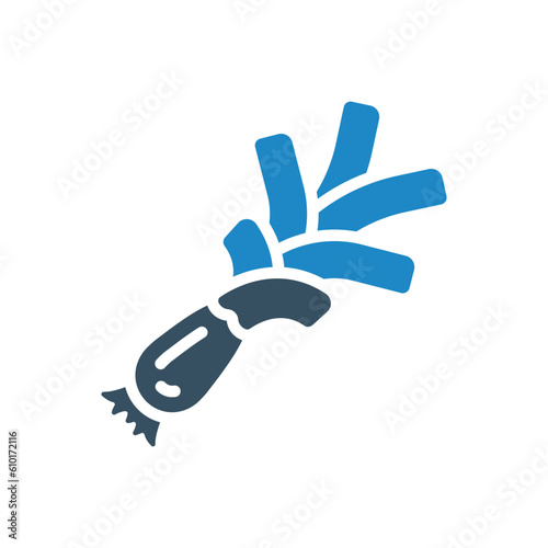 leek or plant icon vector illustration