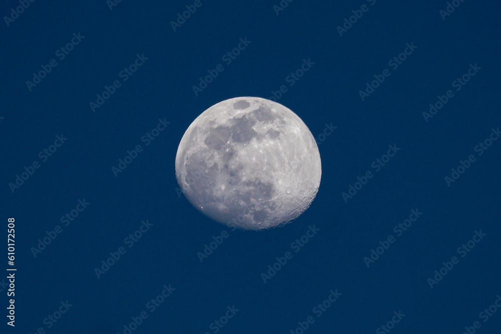 Gibbous day time moon Gibbous day time moon
