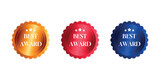 Award icon vector set award certificate icon design icon