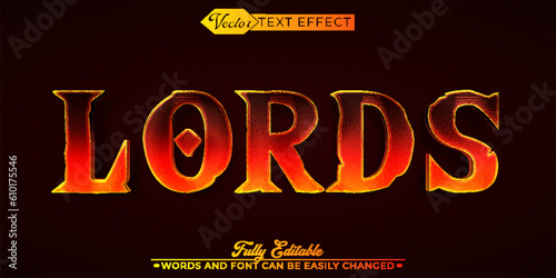 Historic Lords Editable Text Effect Template