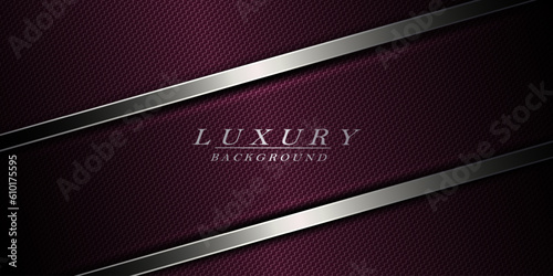Bordeaux composition with a textured frame with a metal edging