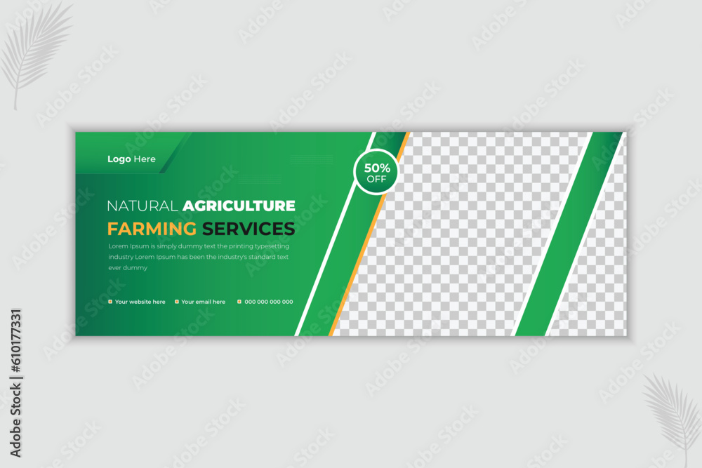 Lawn Gardening and Farming Services Web Banner Design Template Lawn Gardening and Farming Services Web Banner Design Template