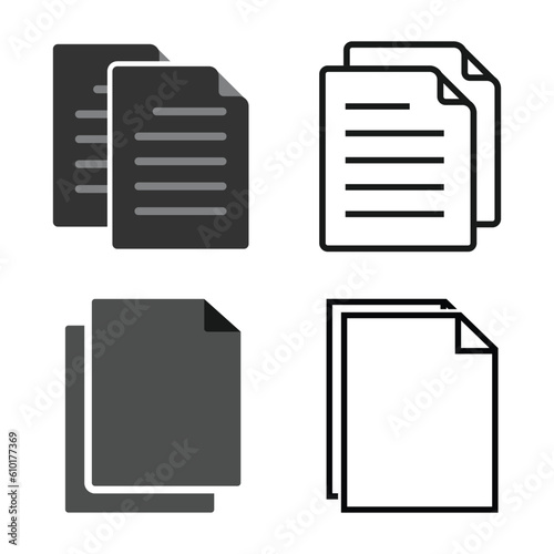 copy icon vector