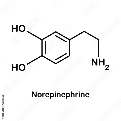 Formula of chemical structure of Alcohol .Vector EPS 10.