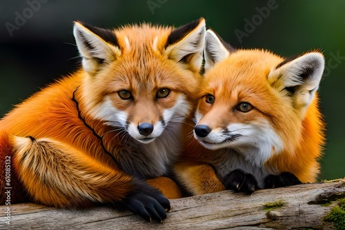 red fox by AI generating © Muzammil