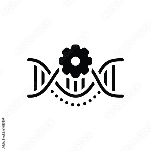 Black solid icon for modification 