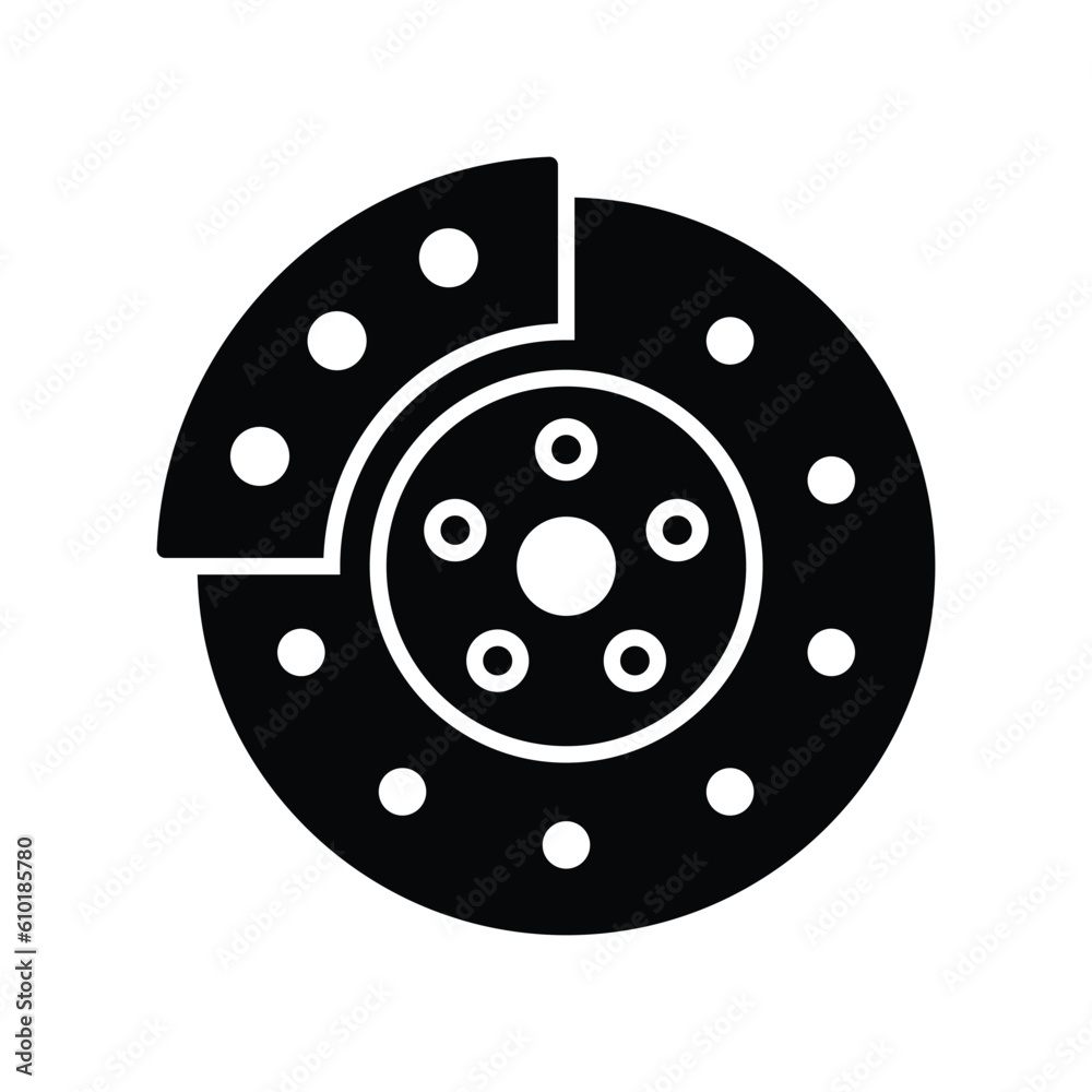 brake icon vector design template in white background brake icon vector design template in white background