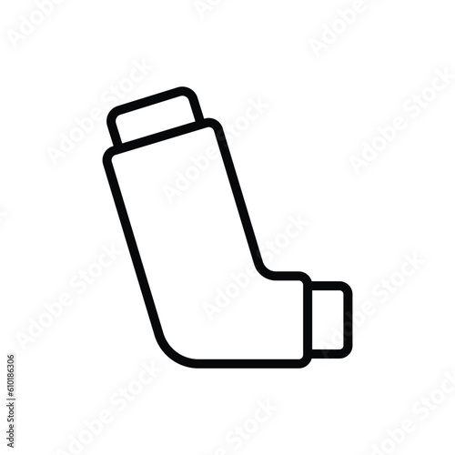 inhaler icon vector design template in white background