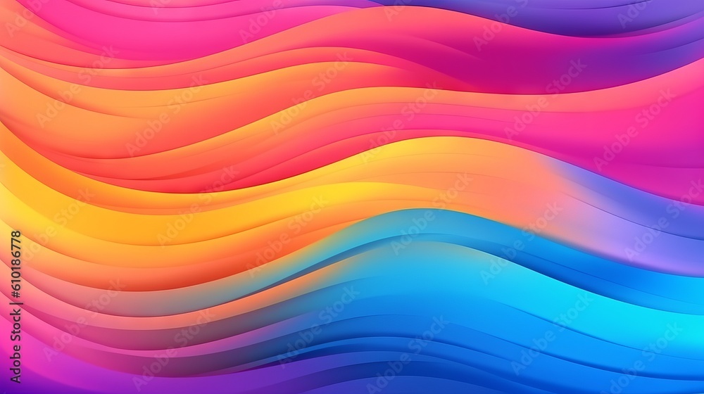 Fototapeta premium abstract colorful wave background