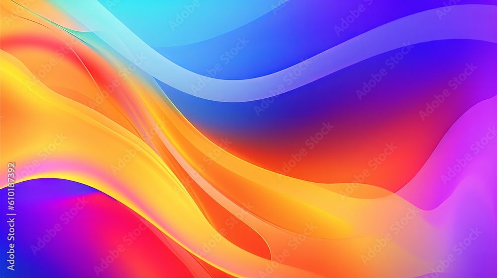 abstract colorful wave background