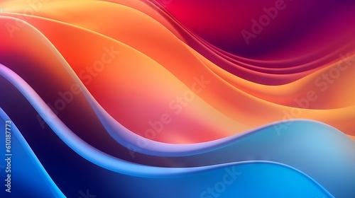 abstract colorful wave background