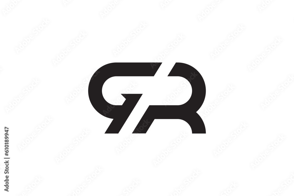 GR logo design concept for business GR logo design concept for business