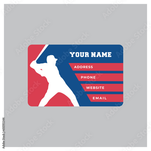 Baseball Business Card Design