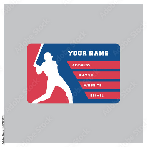 Baseball Business Card Design