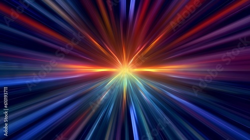 abstract background with rays