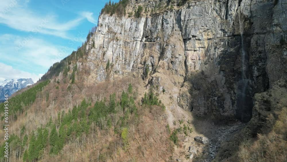 Majestic rocky Alps adorned with lushness of Alpine forests,Switzerland Majestic rocky Alps adorned with lushness of Alpine forests,Switzerland