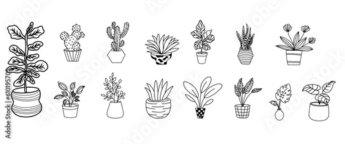 Outline Plant Pot 1