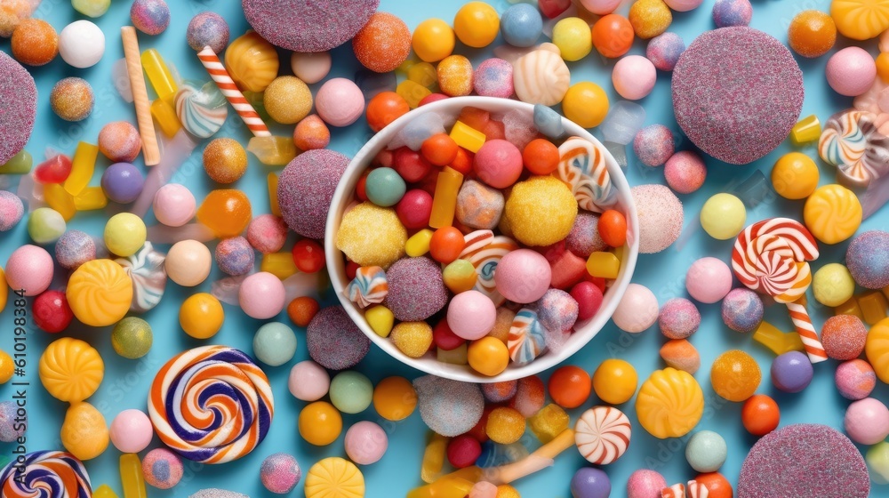 candy halloween with generative ai candy halloween with generative ai