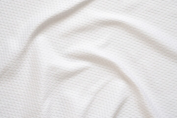 White sports clothing fabric football shirt jersey texture background