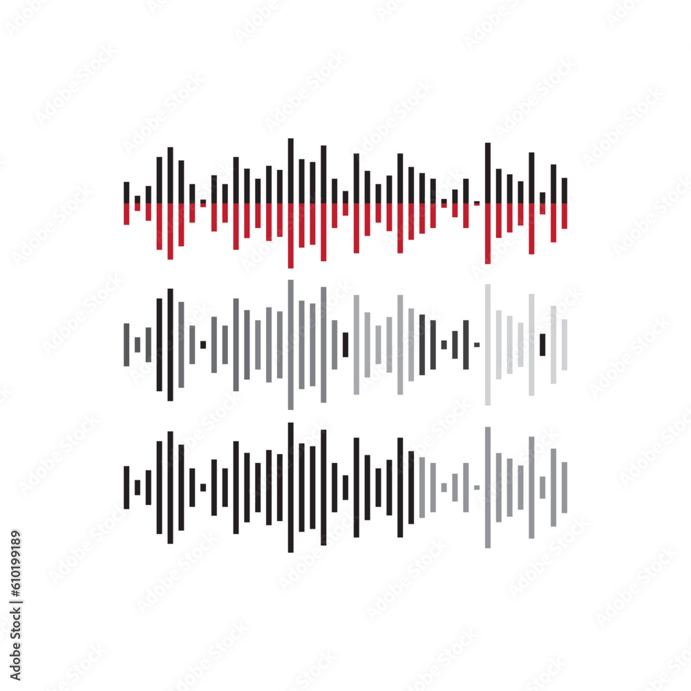 SOUND WAVE ICON SOUND WAVE ICON
