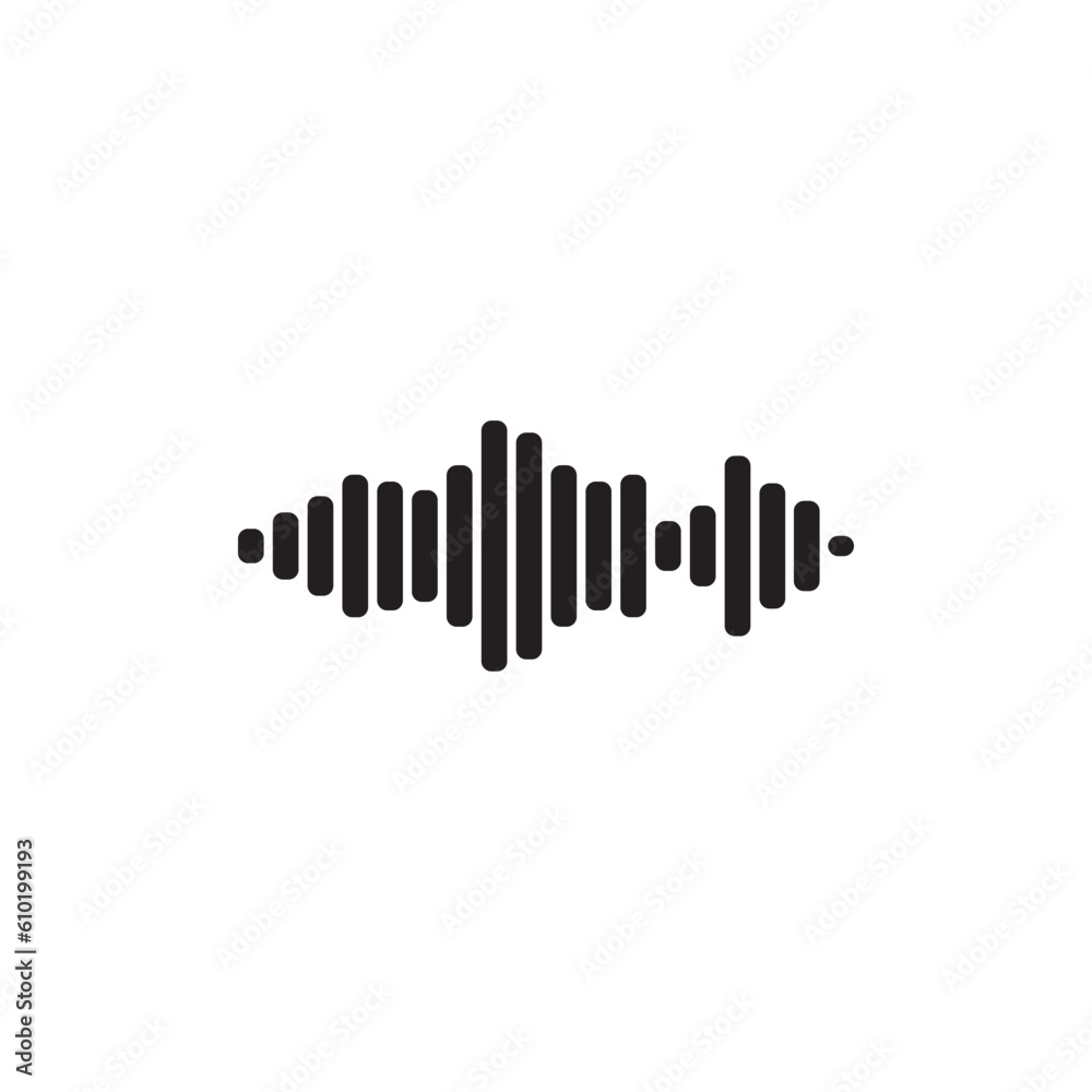 SOUND WAVE ICON SOUND WAVE ICON