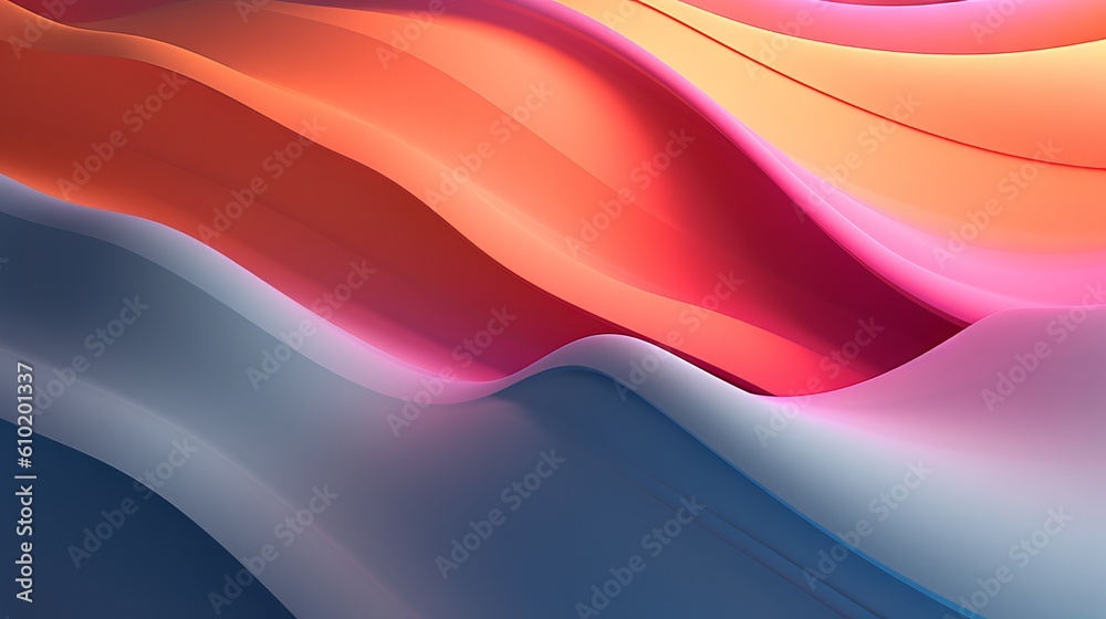 colorful abstract background with waves