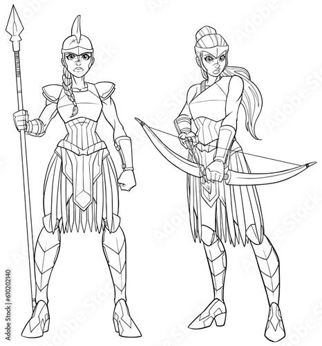 Amazon Line Art