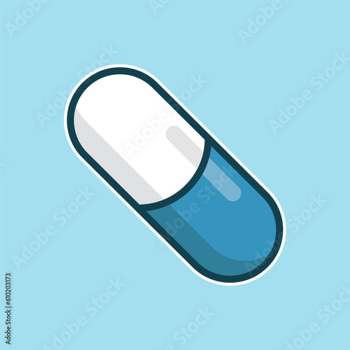Capsule , pills free icon vector on trendy design